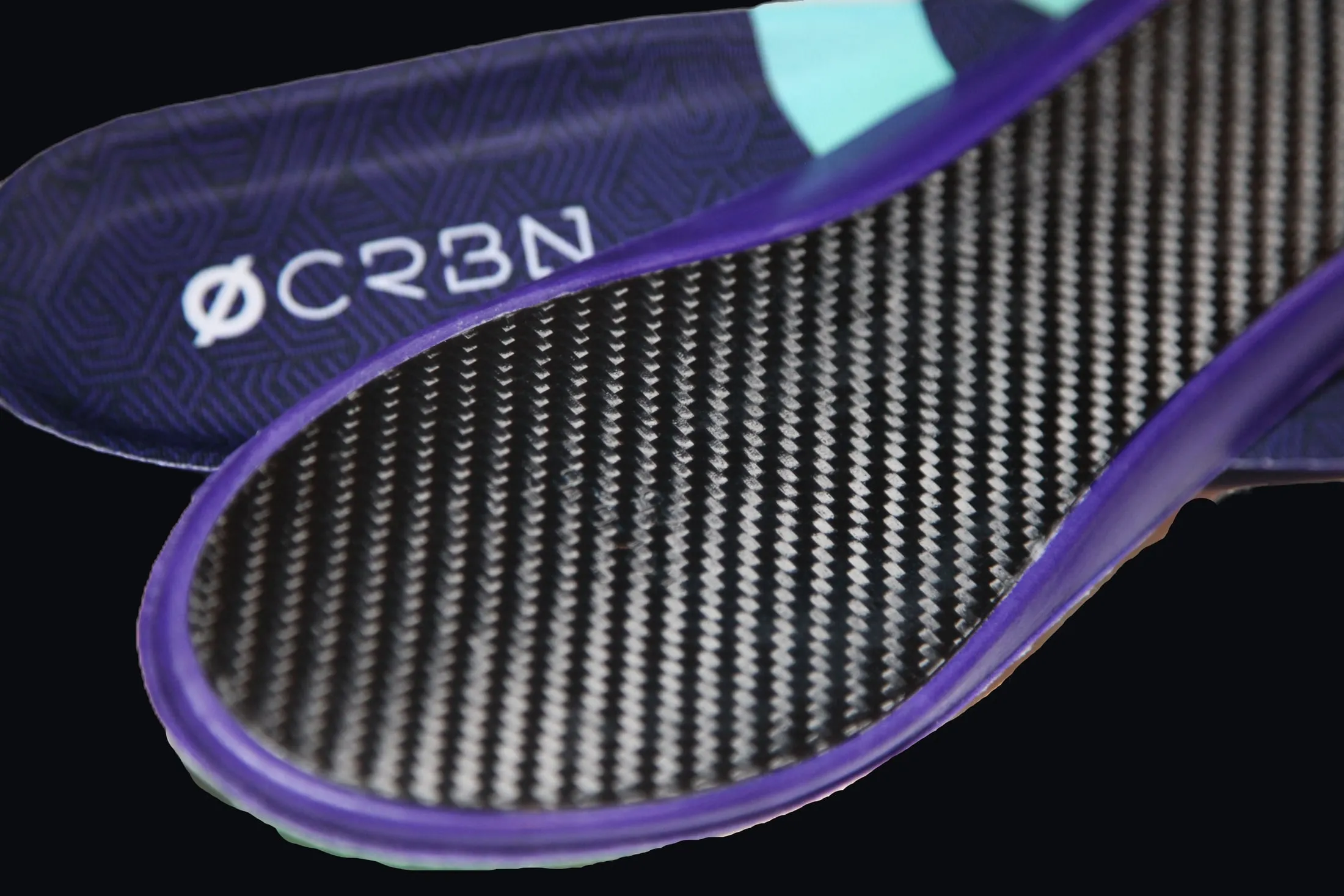 CRBN V2 carbon plate detail on black